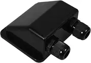 GARVALON Lar Entry Gland Dual Hole Cable Entry Box for Solar Power System Abs Waterproof Gland Box