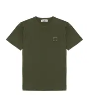 Stone Island Junior Logo-Patch Crewneck T-Shirt 8Y,14Y,10Y olive green