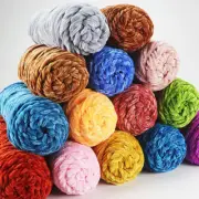 100g Plush Chunky Yarn Velvet Chenille Wool Yarn Soft Crochet DIY Craft Knitting