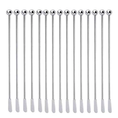 15 Pcs Reusable Swizzle Sticks Coffee Stirrers Beverage Stir Sticks1347