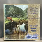 When The Chickens Come Home To Roost 200 Piece Jigsaw Puzzle