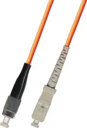 200M Multimode Simplex Fiber Optic Patch Cable Cord (62.5/125) - FC to SC