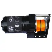 Bulldog Winch 15021R2 Snow Plow Winch Black 600Lb Plow Lift 30In Strap
