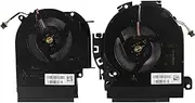 YAEHUYING New CPU and GPU Cooling Fan Replacement for HP Envy 16-H TPN-C159 Laptop N13387-001 N13388-001 ND85C22-21J05 ND85C23-21J07 DC5V 0.5A