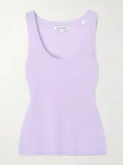 [Veronica Beard] Veronica Beard - Birke Cashmere Tank - Lilac - small small Purple