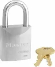 Master Lock Solid Steel Padlock 8 x 60 x 22mm Stainless Steel Shackle