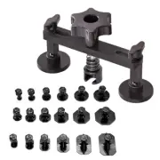 Auto Car Bridge Dent Pullers with 18Pcs Pulling Tabs Remover Repair Hand Tool