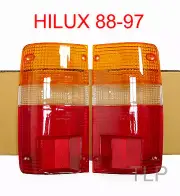 REAR TAIL LIGHT LENS LENSES LH RH PAIR TOYOTA HILUX PICKUP UTE LN85 RN85 88 - 97