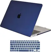 T Tersely Compatible with MacBook Air 13.6 inch M4 M3 M2 Case 2025-2022 A3240 A3113 A2681 with Retina Display, Plastic Hard Shell Case + TPU Keyboard Skin Cover, Blue