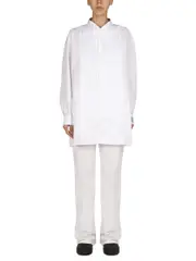 [Raf Simons] Raf Simons-Logo Patch Shirt-Donna XS