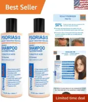 Medicated Scalp Psoriasis Shampoo & Conditioner Pack of 2 | Gentle, 8 oz each