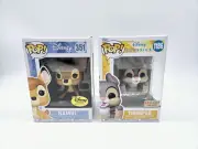 Disney Bambi Slipping On Ice & Thumper Funko Pops