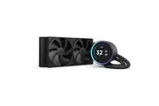 NZXT Kraken Elite 240 RL-KN24E-B2 1 Cooling Fan/Radiator/Pump - Processor - 120 mm Maximum Fan Diameter - 2 x Fan(s) - 2080.4 L/