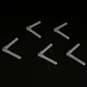 5PCS RC Airplane Plastic Pin Hinge Needle Hinge for RC Plane Aircraft Helicopter DIY Model Plane Fix Wing Parts (4.5x67mm Gray)
