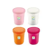 4pc Djeco Pots Of Modelling Dough-Sweet Kids/Childrens Craft Play Toy 18m+