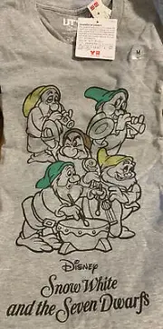Uniqlo Sounds of Disney UT short-sleeve graphic t-shirt- Seven Dwarfs Medium NEW