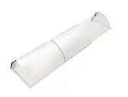 Frost King HD11 Baseboard Air Deflector, Heavy Duty, Clear Plastic with Magne...