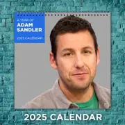 Adam Sandler 2025 Hollywood Stars Calendar, 12-Month Actor Wall Calendar