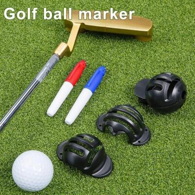 Golf Ball Liner Clip Marker Pen Golf Swing Putting Alignment Kits Aids 2025 HOTS