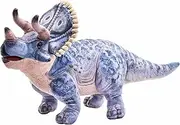 Wild Republic Artist Collection, Dinosaur Triceratops, Kids, 15 inches, Plush Toy, Fill is Spun Recycled Water Bottles