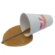 Display Faux Food Prop Dunkin Donuts Coffee Spill