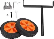 Lawn Mower Wheels String Trimmer Wheel Attachment 38×29×4 String Trimmers Auxiliary Wheel Brush Cutter Support Wheel Attachment For 26Mm 28Mm Axle Tubes Lawn Mowers