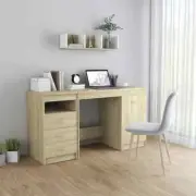 NNEVL Desk Sonoma Oak 140x50x76 cm Chipboard