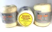 Maxi-Cord Braided Macrame And Purse Cord 100 Yards 91 Meters 6 mm Cord Lot Of 3