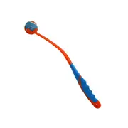 Scream Deluxe Grip Ball Launcher Dog Toy Loud Orange/Blue - 2 Sizes