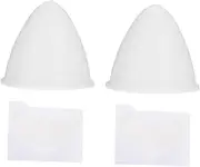 GANAZONO 2pcs Cat Ear Helmet Decors Chic Motorcycle Helmet Accessories Easy Application with Double Sided Stickers Unique Creative Design