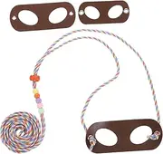 WOONEKY 1 Set Bearded Dragon Leash Wear Resistant Harness for Small Reptiles Lightweight Outdoor Leash for Lizards and Geckos Comfortable and Easy to Clean for Pets