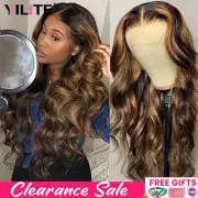 13x6 Hd Lace Frontal Wig Honey Blonde Body Wave Human Hair Wig 360 Glueless