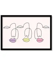 Ready2HangArt Joie Contour I Framed Print Wall Art by ChiChi Decor