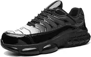 [LIWEGHT] Safety Shoes for Men Women Lightweight Steel Cap Shoes Boot Slip Resistant Steel Toe Work Shoes Comfortable Safety Shoe Boot for Industrial, Construction Black 45