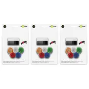 18pc Goobay Reusable Cable Management Hook & Loop Short Cord/Wire Organiser Ties