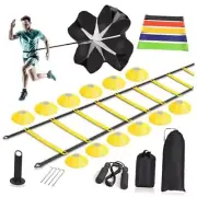 Agility Ladder, Speed Training Equipment Set, 20ft 12-Step Agility Ladder with