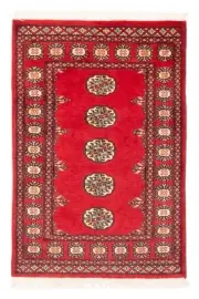 Traditional Vintage Hand-Knotted Carpet 2'8" x 3'11" Wool Area Rug