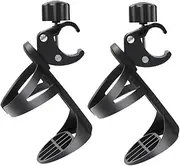 Kisangel Stable Wheelchair Cup Holder Bottle Holder for Stroller Walker Seniors Easy to Install Carry for Outdoor/Nursing Homes