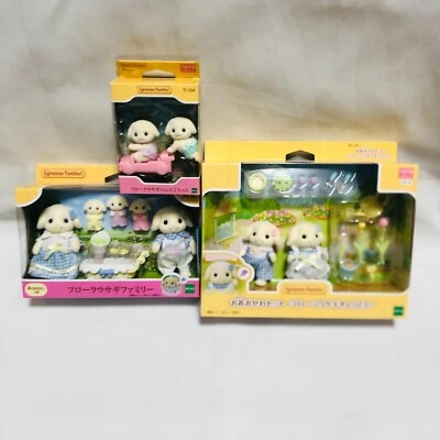 Sylvanian Families flora rabbit Family bulk set of 3 Japan Epoch Calico Critters