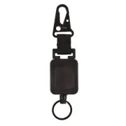 2PCS Outdoor Telescopic Keychain Ring Buckle Anti-theft Backpack Carabiner EDC