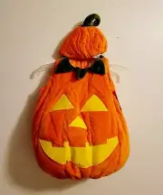Pottery Barn Kids Puffy Pumpkin Glow in the Dark Halloween Costume 7 - 8 #432