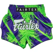 FAIRTEX - Street King Muay Thai Shorts - Green/Purple (BS1928)