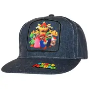 Super Mario Bros. Cast Denim Youth Hat Multi-Color