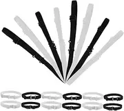 [CATIEBYE] Bow Tie Strap Extender Set of Elastic Bow Tie Bands Fit Adjustable for Wedding Party and Everyday Wear