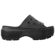 Crocs Unisex Stomp Slides Black (US M5/W7 - M8/W10)