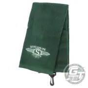Streamline Discs WINGS Tri-Fold Cotton Disc Golf Towel - GREEN