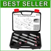Durable 6-Piece Spark Plug Tool Set - Includes Corrosion-Resistant Sockets