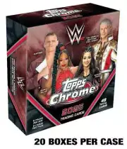 2025 TOPPS CHROME WWE WRESTLING MEGA 20-BOX CASE BRAND NEW SEALED - SHIPS ASAP