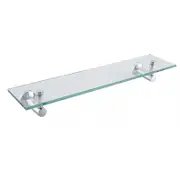 Vellano Coen Glass Shower Shelf Chrome Round