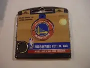 NEW - FIDO ENGRAVABLE PET I.D. TAG - NBA GOLDEN STATE WARRIORS